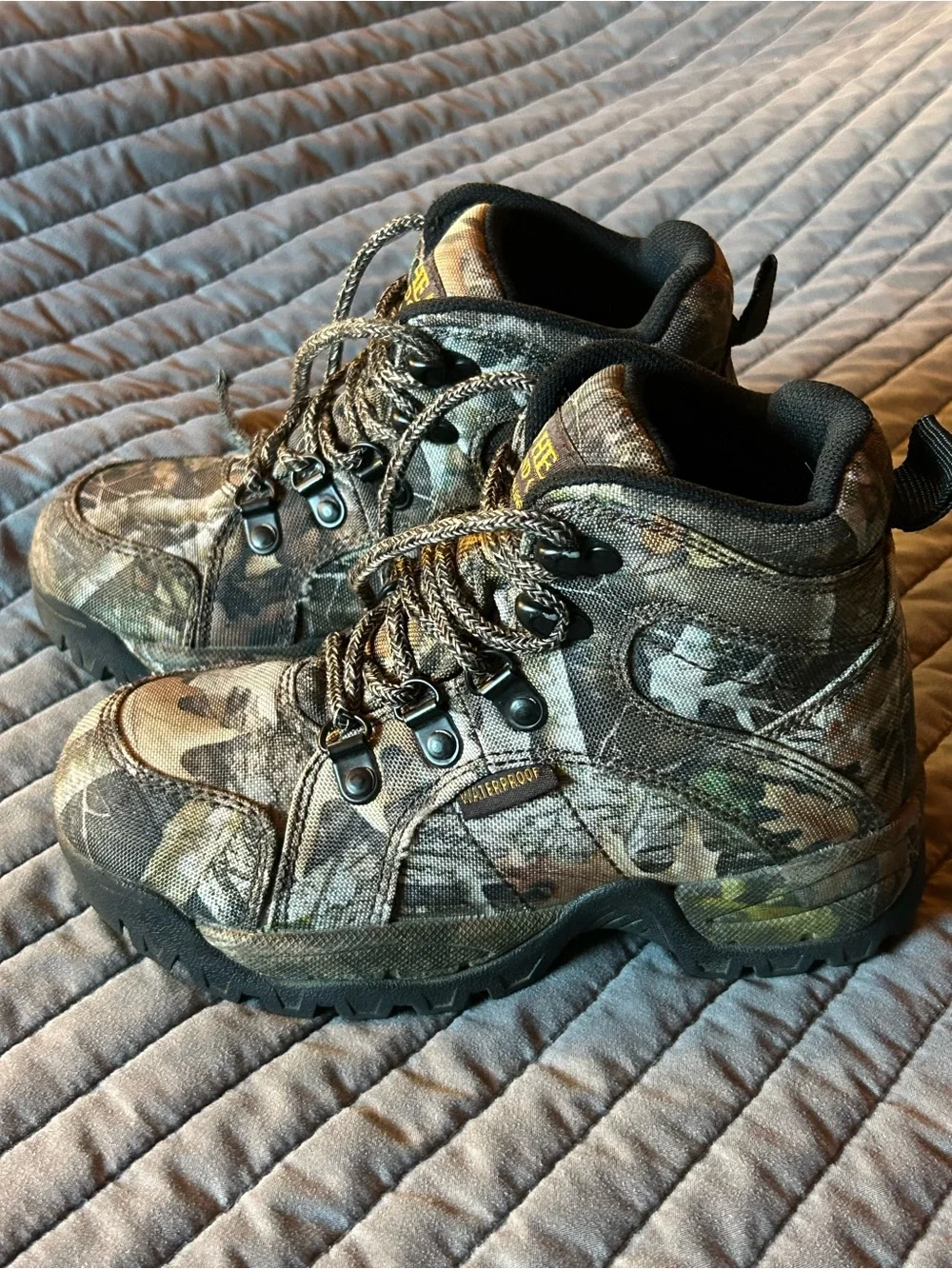 Red Head Brand co. Boys waterproof camo boots